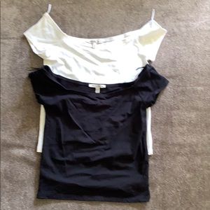 Express off the shoulder shirt